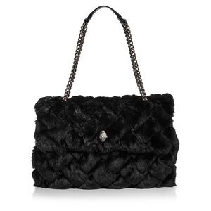 Kurt Geiger Kensington Soft XXL Faux Fur Convertible Shoulder Bag